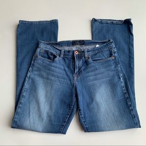 Lucky Brand Sofia Boot Cut Jeans Distressed Size 30 Regular Medium Wash
